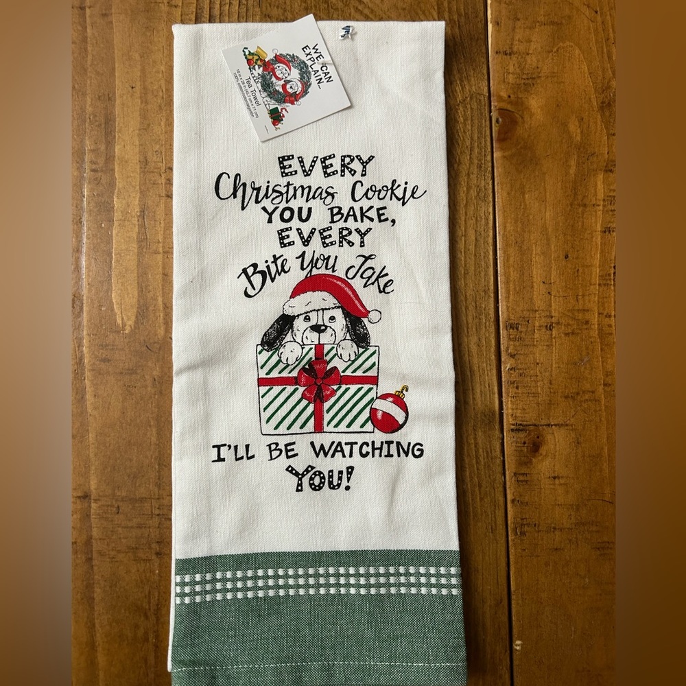 “Every Christmas’s Cookie…” Tea Towel